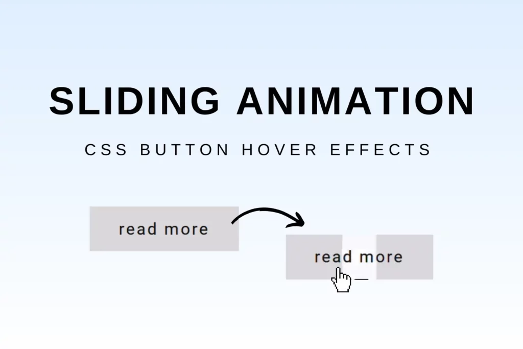 CSS sliding button effect image
